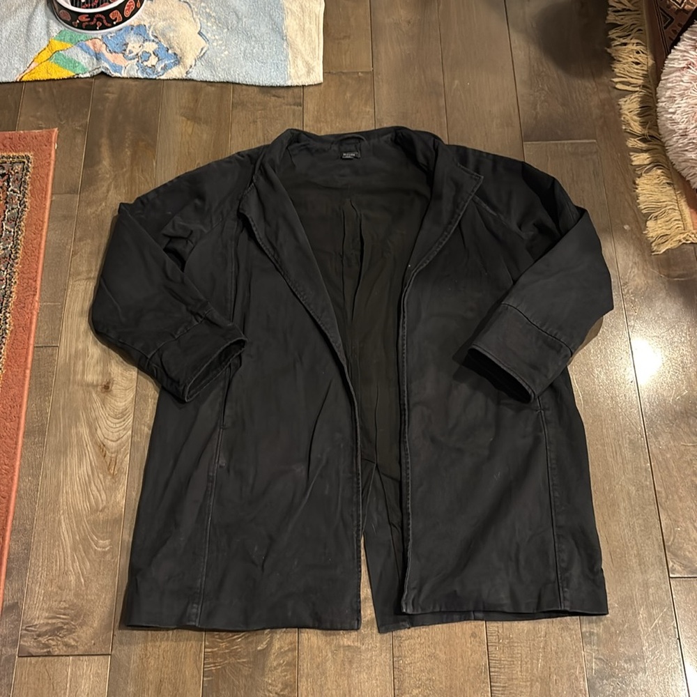 Roots Woman Black Trench Jacket